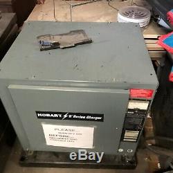 Hobart Accu Charger 36 Volt 1050 Amp Forklift or Industrial Battery W 250CCll