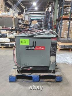 Hobart Accu-Charger 600C3-12 24V Forklift Battery Charger 600AH 3PH TESTED