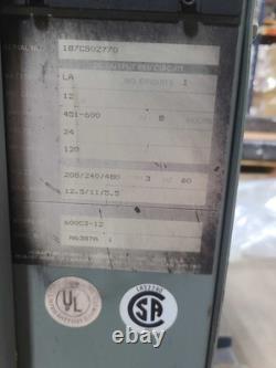 Hobart Accu-Charger 600C3-12 24V Forklift Battery Charger 600AH 3PH TESTED