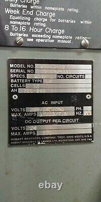 Hobart Accu-Charger Forklift 24 Volt DC Battery Charger 865C3-6 NICE