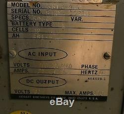 Hobart Battery Charger Model 3R12-830, 12 Cell Type LA, 208/230/460V, 3 Phase