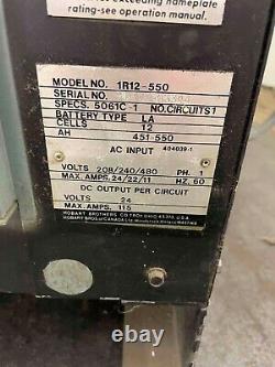 Hobart Charger 1r12-550 Forklift / Pallet Jack Charger 24 V 1-ph