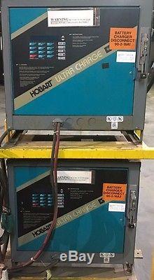 Hobart Ultra Charge 1050T3 18 Industrial Battery Charger for Forklift (2 UNITS)