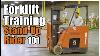 How To Operate A Forklift Stand Up Rider Training