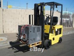 Hyster E30xl Electric Forklift & Charger New Battery Only 1484 Hrs