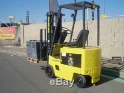 Hyster E30xl Electric Forklift & Charger New Battery Only 1484 Hrs