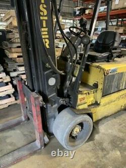 Hystser Electric Fork Lift Model E120XL includes charger