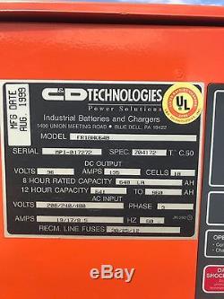 INDUSTRIAL BATTERY 36 VOLT FORKLIFT BATTERY CHARGER 651 TO 850 Ah 3 Phase