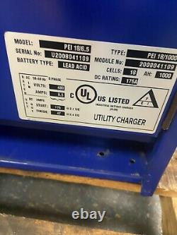Infinity PEI-18/6.5 Fork Lift Utility Charger 480V 3Ph Cells 18 AH 1000 175A DC