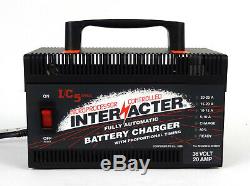 Interacter 36v 20 Amp Industrial Battery Charger / Maintainer Golf Forklift