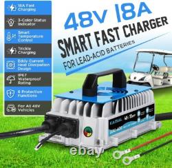 KAISAL 18A 1250W Cart Battery Charger Club Car Charger Forklift Charger IP67