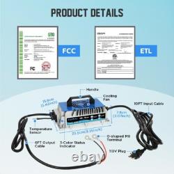 KAISAL 18A 1250W Cart Battery Charger Club Car Charger Forklift Charger IP67