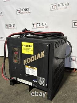 Kodiak 12K600B1 Forklift Battery Charger 1Ph 208/240/480V. 24V. 105amp