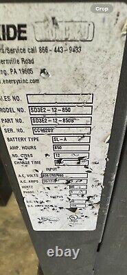 LOT Of 2 Exide Depth 24VDC DE2 12- 850 SDE2-12-850 Forklift Battery Charger