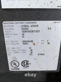 LP3B12-475CFR Douglas OEM Forklift Industrial 24 Volt Battery Charger