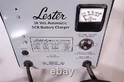 Lester 25900 36V Automatic SCR Battery Charger Forklift / Golf Cart