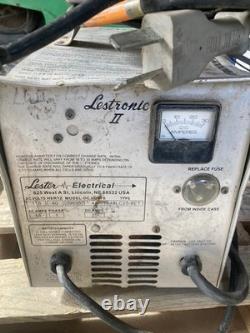 Lester Lestronic II 48LC25-8ET Battery Charger 09695 48 Volt Golf Cart Charger