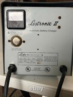 Lester Lestronic II 48LC25-8ET Battery Charger 09695 48 Volt Golf Cart Charger