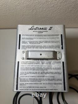 Lester Lestronic II 48LC25-8ET Battery Charger 09695 48 Volt Golf Cart Charger