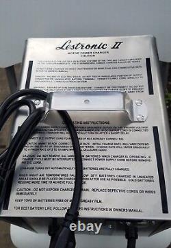 Lester Lestronic II Model# 09513 Battery Charger 24v Dc- 40a. 120vac