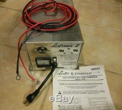 Lester Lestronic battery charger model 19740 24v 66412 Genie AWP Scissor Lift