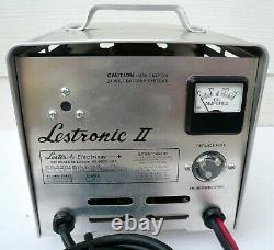 Lestronic II Motive Power Charger Model 07210 24 Volts 25 Amps DC 115V AC In USA