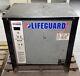 Lifeguard Forklift Battery Charger Model Lg24-865f3b, 3ph, 48v, Used Working