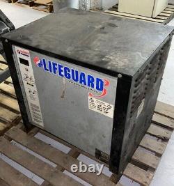 Lifeguard Forklift Battery Charger model LG24-865F3B, 3PH, 48V, USED WORKING