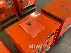Lot (6) GNB DC Forklift Battery Charger Model GTCII12-600T1 / Ferrocharger / 24V