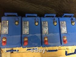Lot of 4 Fullriver DC-335-6 AGM Deep Cycle Batteries for Solar, Forklift, Ect