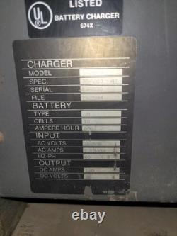 MAC 18-Cell 36VDC 208/240/480VAC 3PH 600AH Forklift Battery Charger
