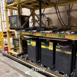 MTC PCHE-2-24 Forklift Battery Exchanger Power Changer 3 Level Rack Charger