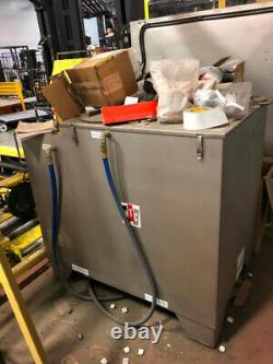 MTC WCA-SS Automatic Forklift Battery Washer Cabinet with Water Recirculation