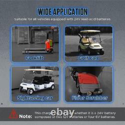 NEW 24V 30A Forklift Battery Charger 1250W Smart 7-Stage Trickle Charger IP67