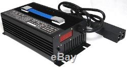 NEW 48V 15A Forklift & Golf Cart Battery Charger Powerwise Plug For Yamaha EzGo