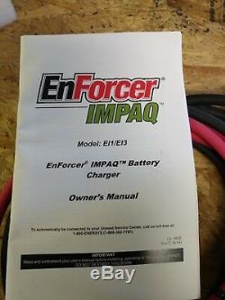 NEW AUTOMATIC BATTERY CHARGER Enforcer IMPAQ 24 volt battery charger NIB