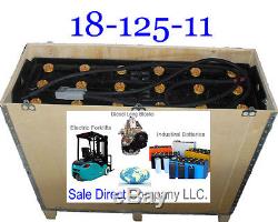New 18-125-11 Forklift Battery 36 volt