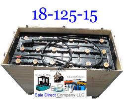 New 18-125-15 Forklift Battery 36 volt