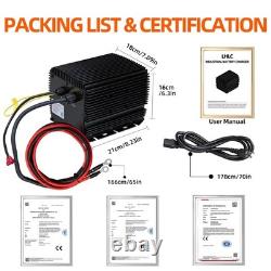 New 24V 25A Battery Charger for Scissor Lift Golf Cart Forklift Scrubber
