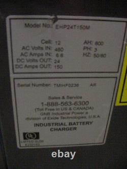 New Exide GNB EHF-HP 24 V Battery Charger Energy Efficient Mod EHP24T15M