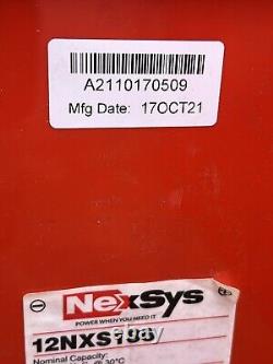 NexSys 12NXS137 Battery 12V TPPL Forklift Thin Plate Pure Lead Enersys 186AH OEM