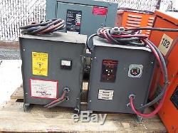 Pallet Of Battery Chargers For Electric Fork Lifts
