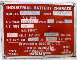 Pluskota Electric Co. Forklift Battery Charger