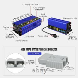 Portable 24V Car Battery Charger Smart Fully-Automatic Fast Charger for Forklift
