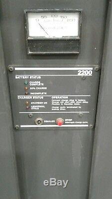 PowerFlow 2200 Forklift Battery Charger 12MQ725C 24 Volt 120 Amps #1203KW