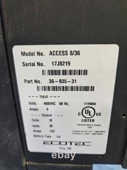 Power House ACCESS 8/36 36V Forklift Battery Charger 480V Industrial Charger