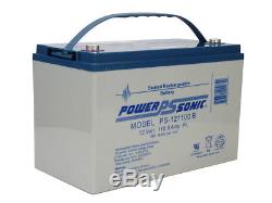 Power-Sonic 12V 110Ah Internal Thread Replaces Forklift PalletJack Mobile Home R