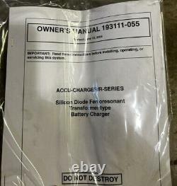 Prestolite Accu-Charger 24V Forklift Battery Charger 208/240/480V 3Phase #2