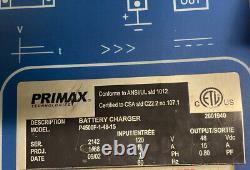 Primax, P4500-1-48-15, Battery Charger Input 120vac Output 48vdc