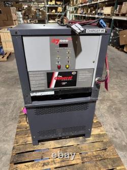 (QTY. 2) YUASA GENERAL 7000 PLUS 24V Forklift Battery Charger 12 Cell 550AH USED